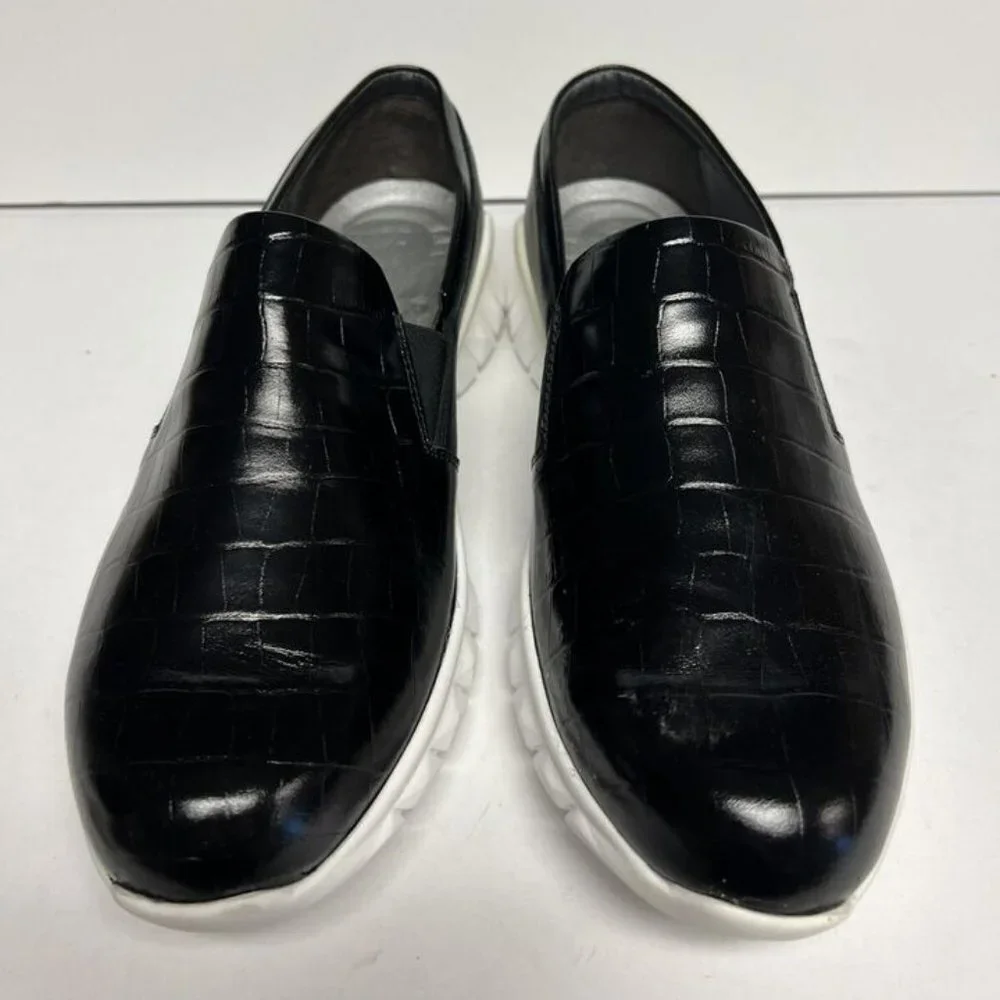 Naot Womens Titan Sneaker Black Leather Size EU41 M US10
